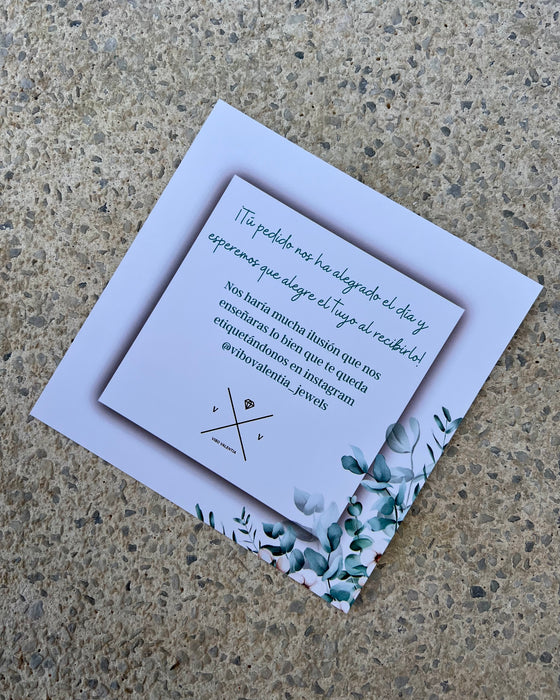 Tarjeta Dedicatoria Vibo