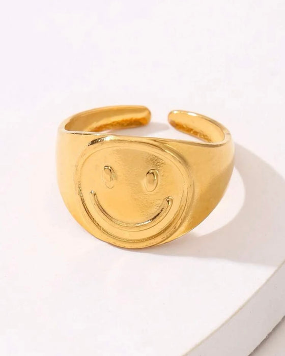 Anillo Sello Smiley